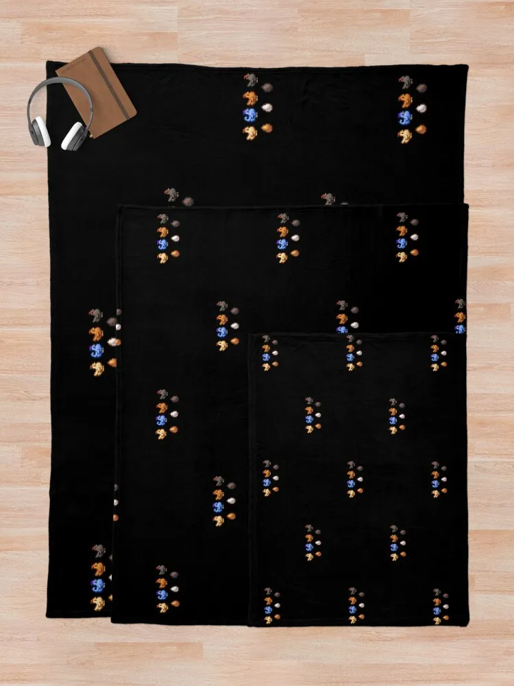 Stardew Valley Chicken Pixel Art Набор одеял для диванов Мягкие клетчатые фланелевые теплые