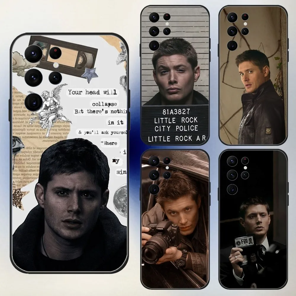 Чехол для телефона Celebrity D-Dean Winchester Samsung S24 23 22 30 21 10 9 Ultra Plus Lite FE 5G черный мягкий