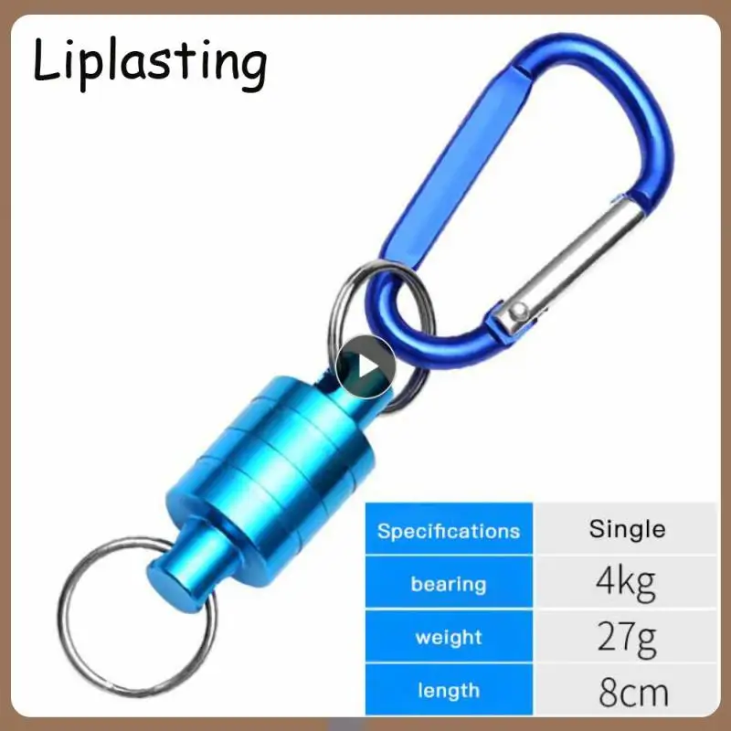 

2022 Portable Outdoor Fishing Mountaineering Release Lanyard Strong Train Release Buckle Portable Tool Strong Magnetic Carabiner