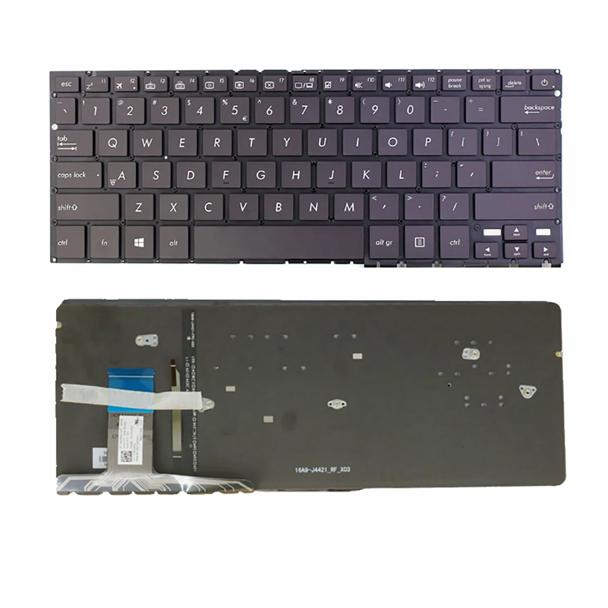

Новая черная клавиатура для ноутбуков ASUS UX330 UX330UA с подсветкой без рамки