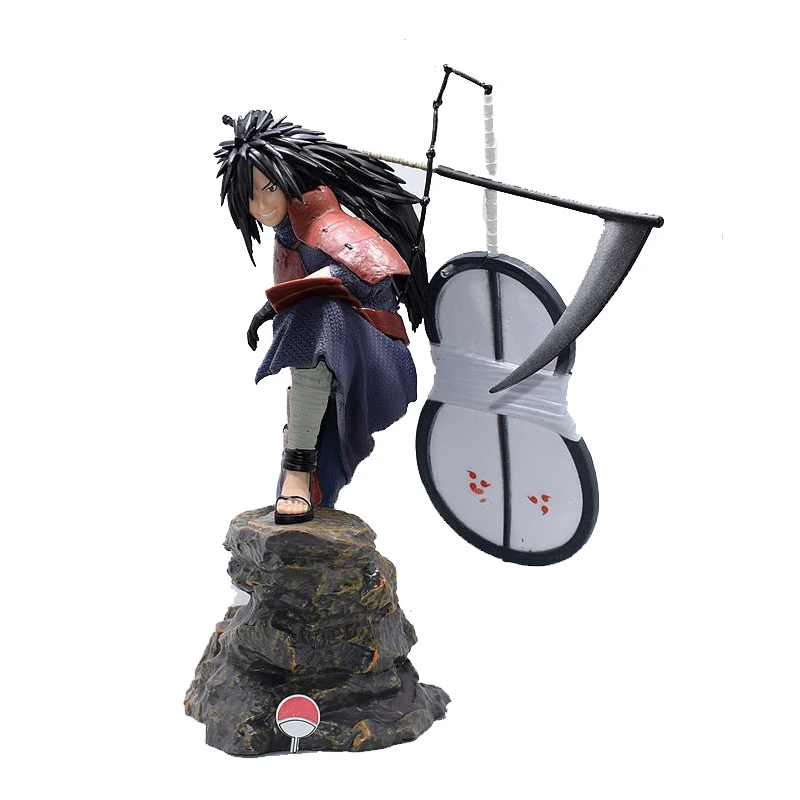 

Anime NARUTO GK eincarnation Uchiha Madara scene model boxed figure statue ornament child collect Toy Birthday HOT gift