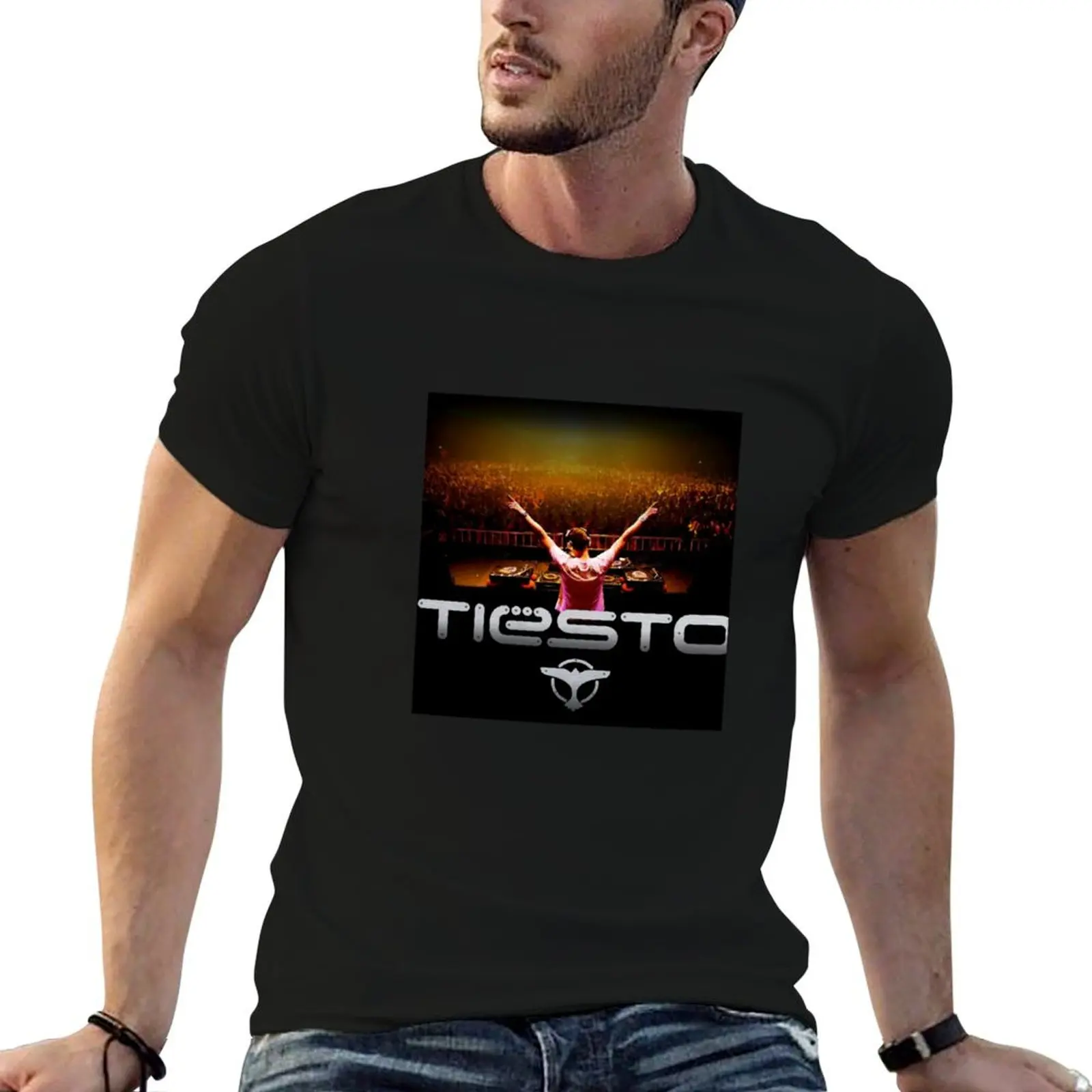 Футболки Tiesto уличная одежда футболки-тяжеловесы для мужчин
