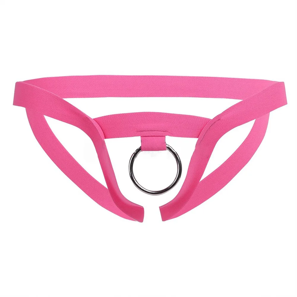 

Men's Panties Sexy G-String Lingerie Crotchless Tanga Bikini Jockstrap Underwear Thongs O-Ring Underpants Male Sensual Lingerie