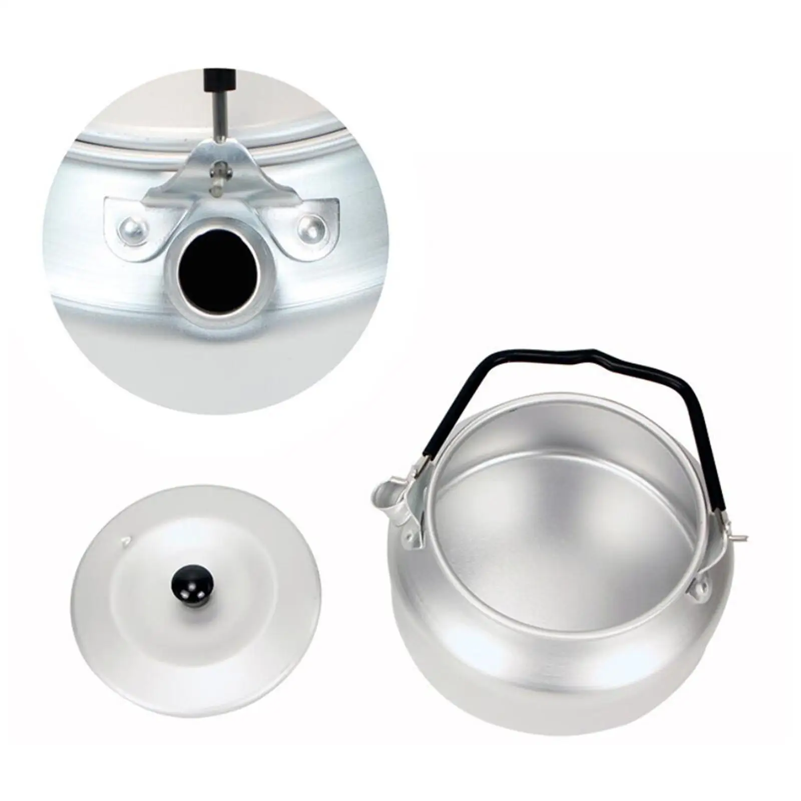 

0.8L Portable Outdoor Hiking Camping Kettle Teapot Coffee Pot