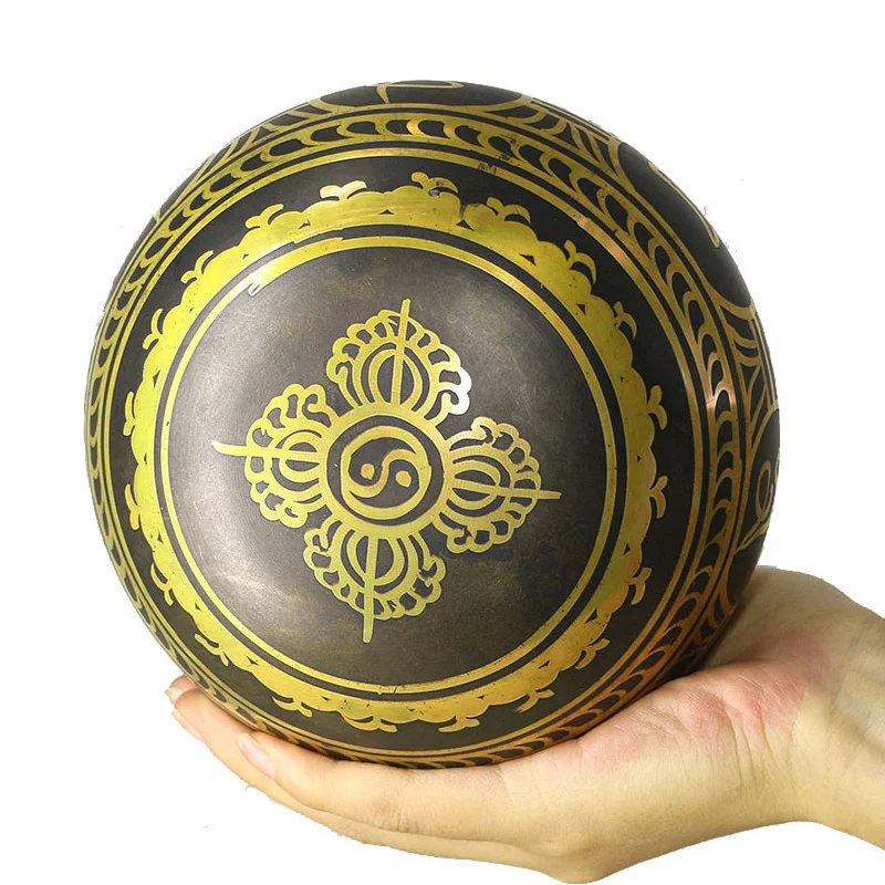 

Sanskrit Nepal Chanting Yoga Meditation Handmade Buddhist Music Chanting Copper Bowl