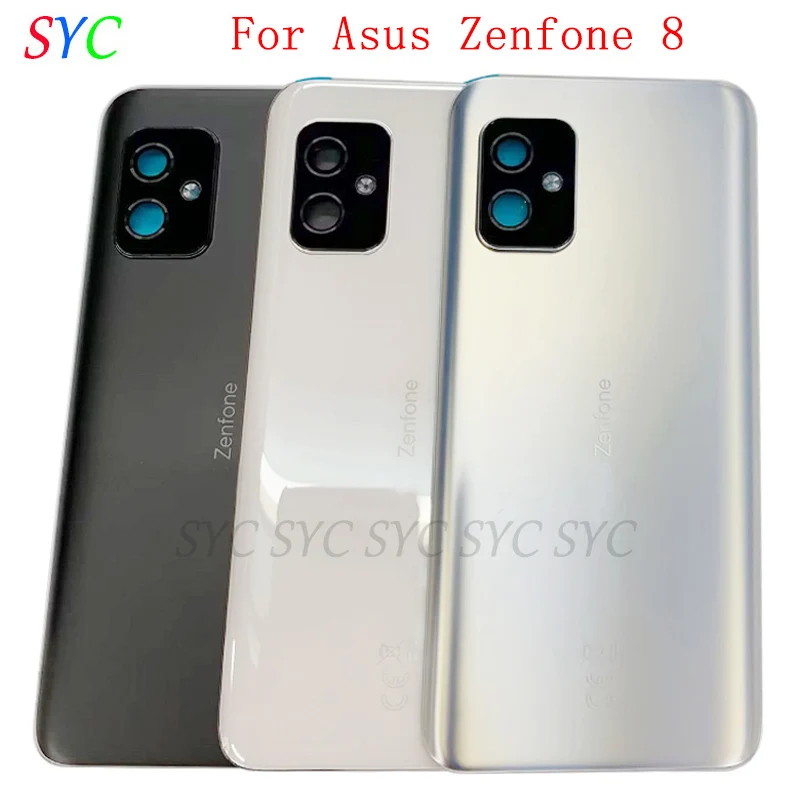 Оригинальная задняя крышка батарейного отсека чехол для Asus Zenfone 8 ZS590KS задняя крышка с логотипом запасные части