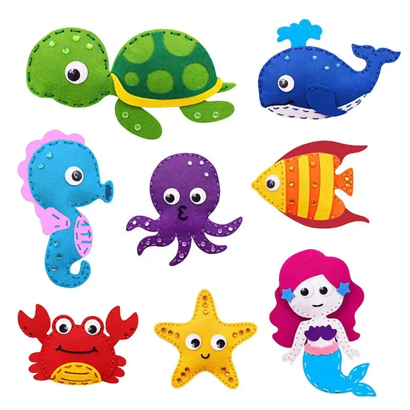 Детский набор для шитья фетровые животные развивающие игрушки мягких животных