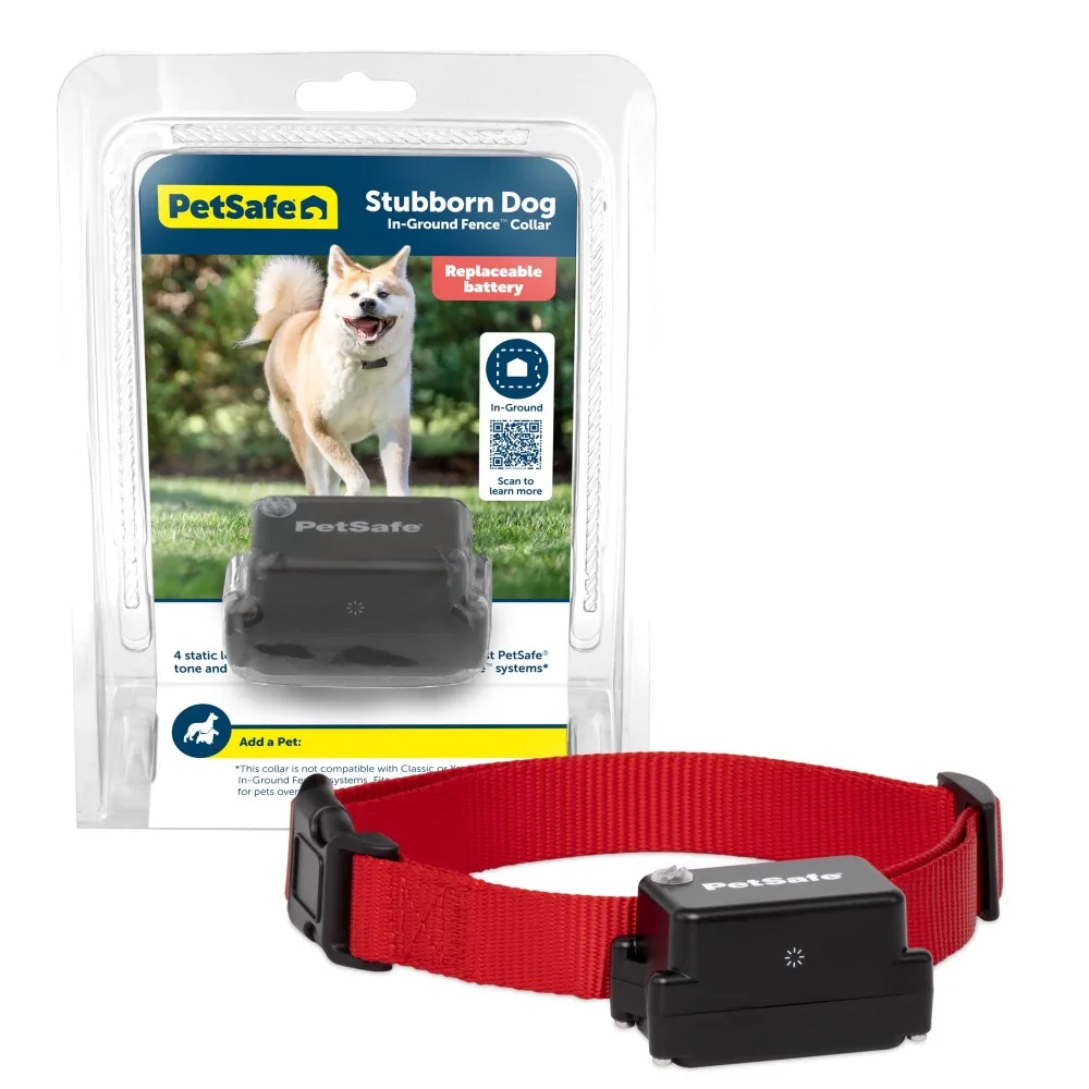 PetSafe Stubborn Dog Receiver Collar Only for Dogs +8 lb., W