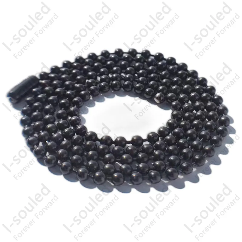 I-souled Черный твердый титановый шарик 3 мм для женщин
