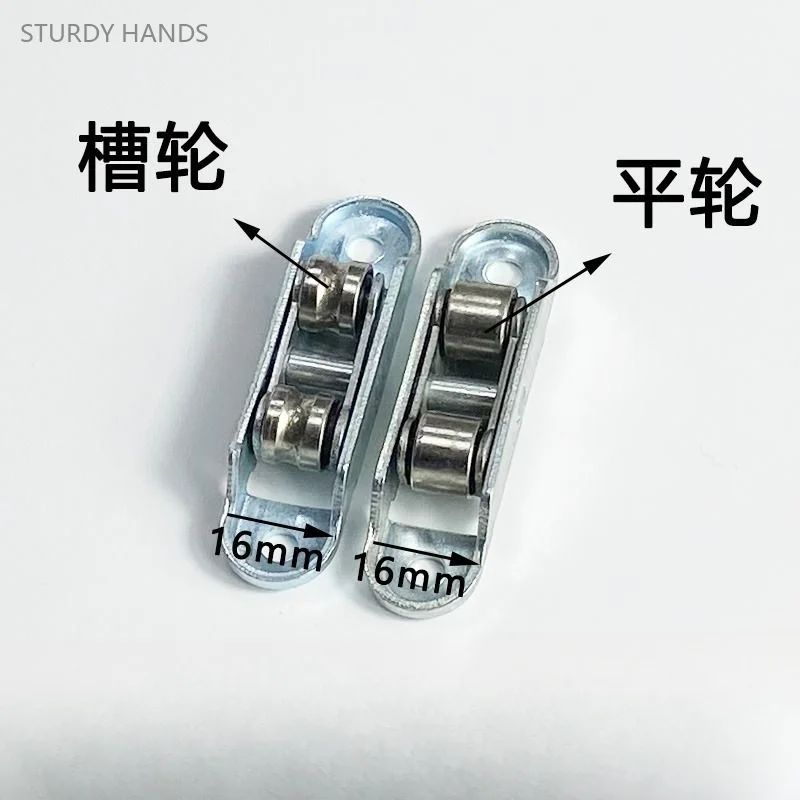 10 шт. железо оцинкованный старомодный пластиковый стальной оконный шкив