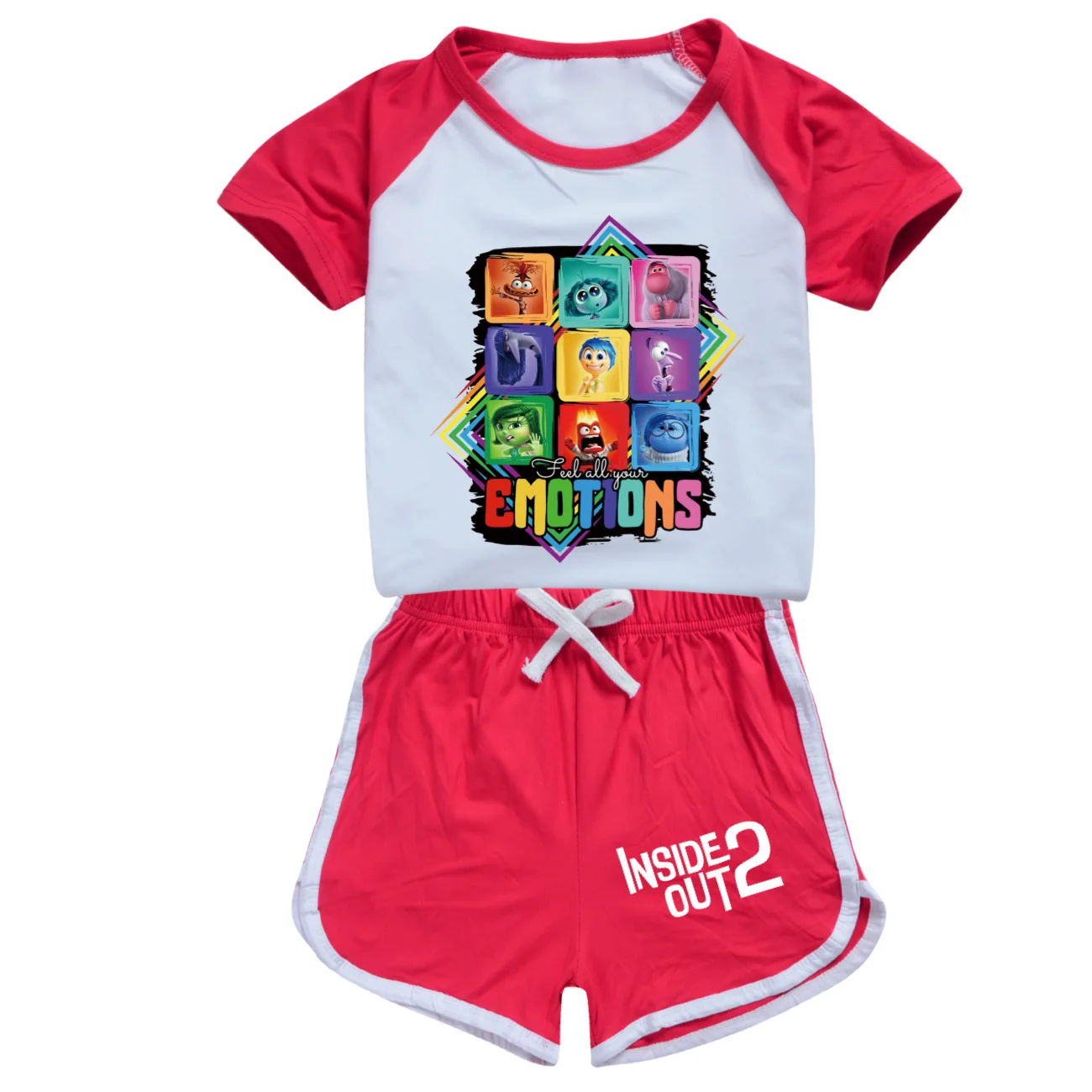 2 шт. пижамный комплект с изображением героев фильмов летняя детская футболка