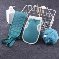 exfoliating gloves body exfoliator scrubbers for use in shower or bath deep exfoliation glove premium scrub wash mitt