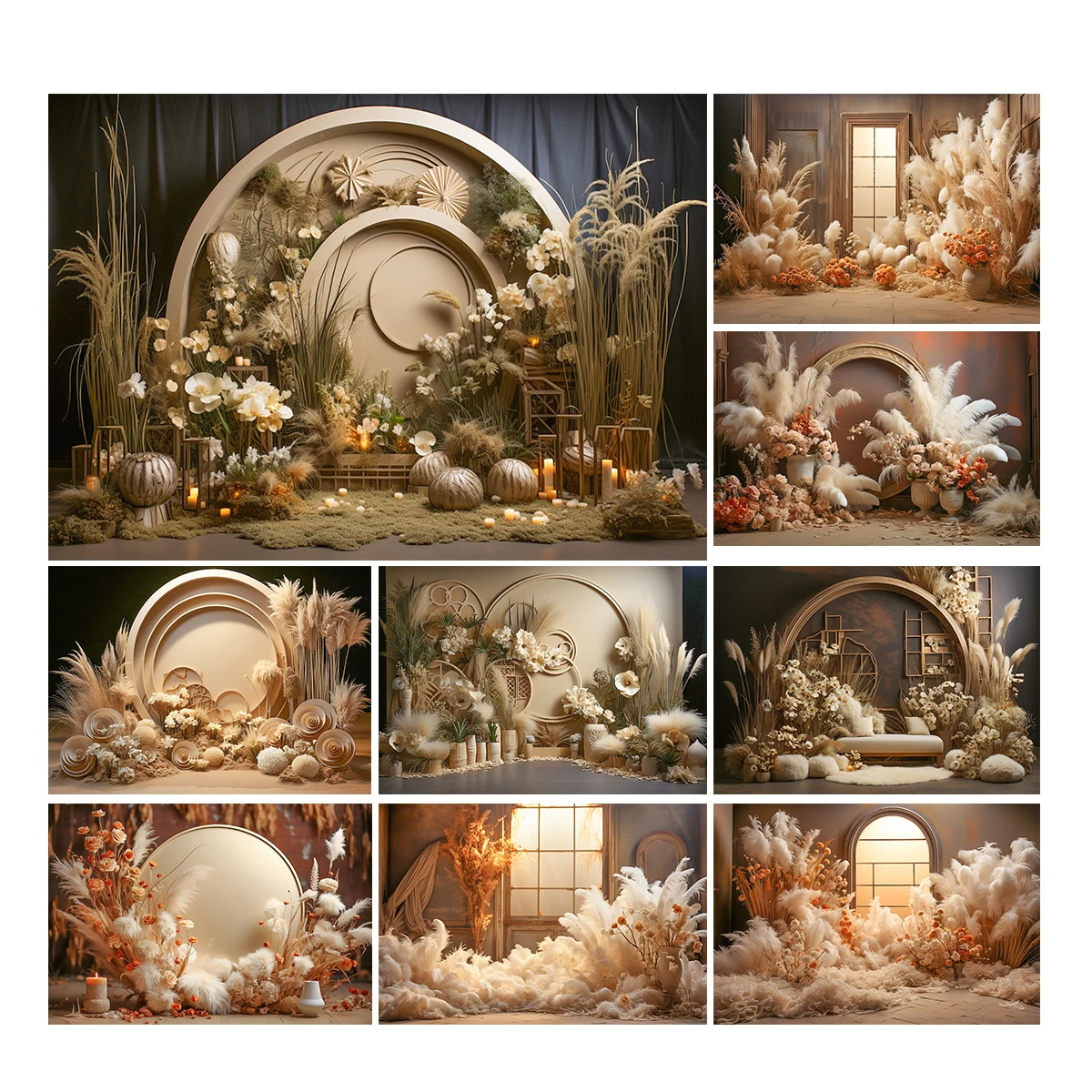 Богемный Фотофон для детской портретной съемки реквизит студийной фотосъемки