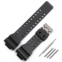 22mm watch strap for casio g shock sports band for casio smart watch resin watch band for ga 110gb ga 100 gd120 ga 700