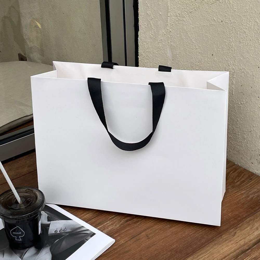 

Бумажные подарочные пакеты с логотипом 50 шт.