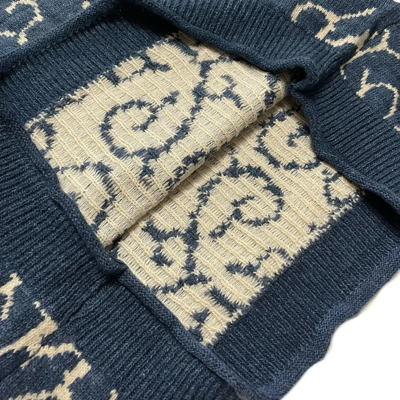 Non Kapital Hirata Hohiro винтажный вязаный свитер с узором Тан Тотем Новое поступление