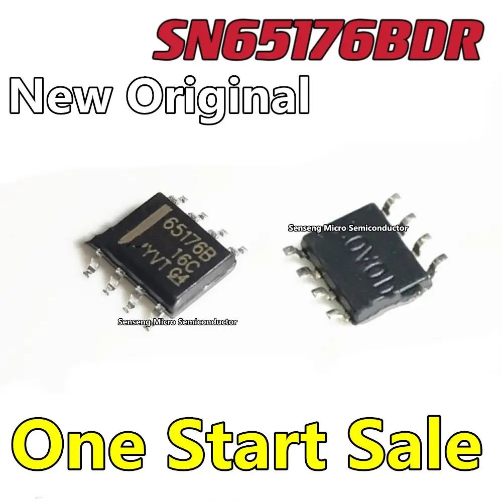 Оригинальный оригинальный патч SN65176BDR, Интерфейсный чип трансивера RS485/RS422