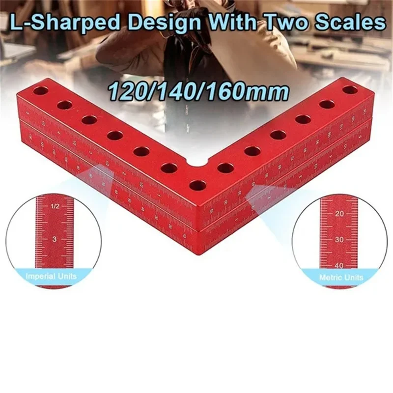 Прямоугольные зажимы для деревообработки под углом 90 градусов