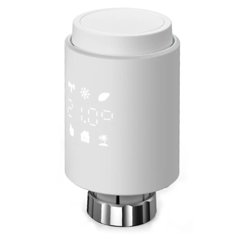 

Tuya Zigbee 3.0 Smart Radiator Temperature Controller Programmable Thermostatic Radiator Valve Voice Control Via Alexa