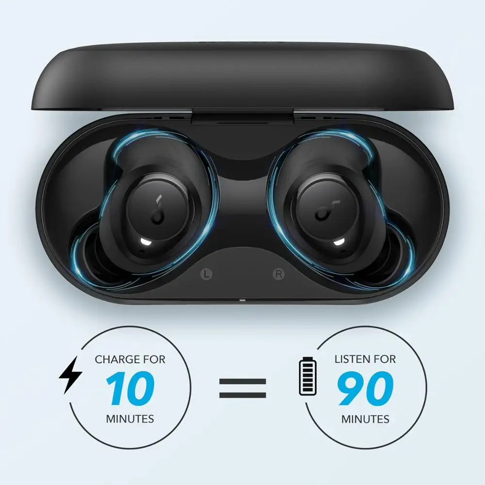 Беспроводные наушники Anker Soundcore Life Dot 2 True 8 мм драйверы превосходный звук надежное