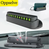car phone card holder car styling temporary parking card phone number card plate car park stop car styling automobile accessory