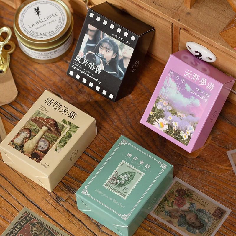 400 листов винтажные простые бумажные мини-блокноты для записей | Канцтовары офиса