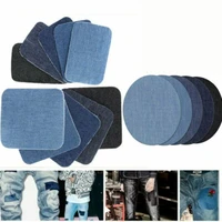20pcs ironing patch ironing stitching denim fabric patch diy design jeans denim patch repair kit household apparel sewing tool
