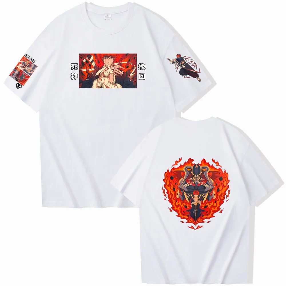 

Bleach T-Shirt Short Sleeves Round Neck Fashion Man Woman Anime Clothes