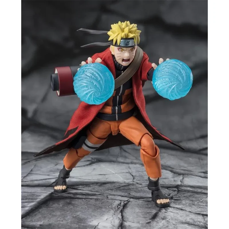 100% в наличии оригинальные Bandai Naruto S.H.Figuarts SHF Uzumaki Sage Mode Savior of Konoha аниме-фигурки