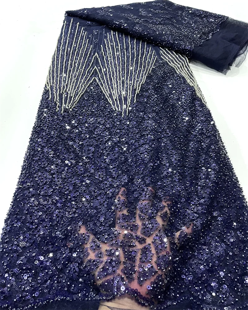 Рисунок 3 - Новейшая африканская кружевная ткань с блестками 2023