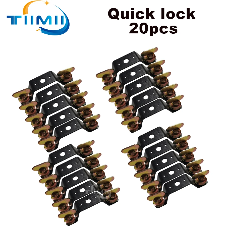 20 шт. быстросъемный металлический крючок для светодиодного подвижного