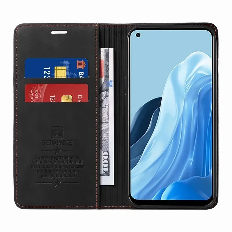 Чехол Leatehr для телефона OPPO Realme C55 C53 чехол-бумажник на C35 V11 C15 C12 C25 C25S 7i 9i Narzo 30A 20 50 N53