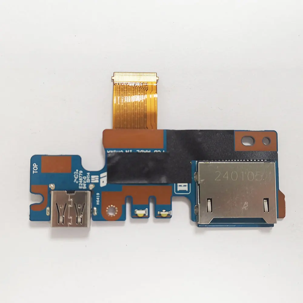 Фото Для ноутбука ASUS Vivobook Pro 15 OLED N6506 N6506M N6506MV N6506MJ N6506MU: кабель-плата с разъемом 3,5 мм для наушников и USB-портом №2