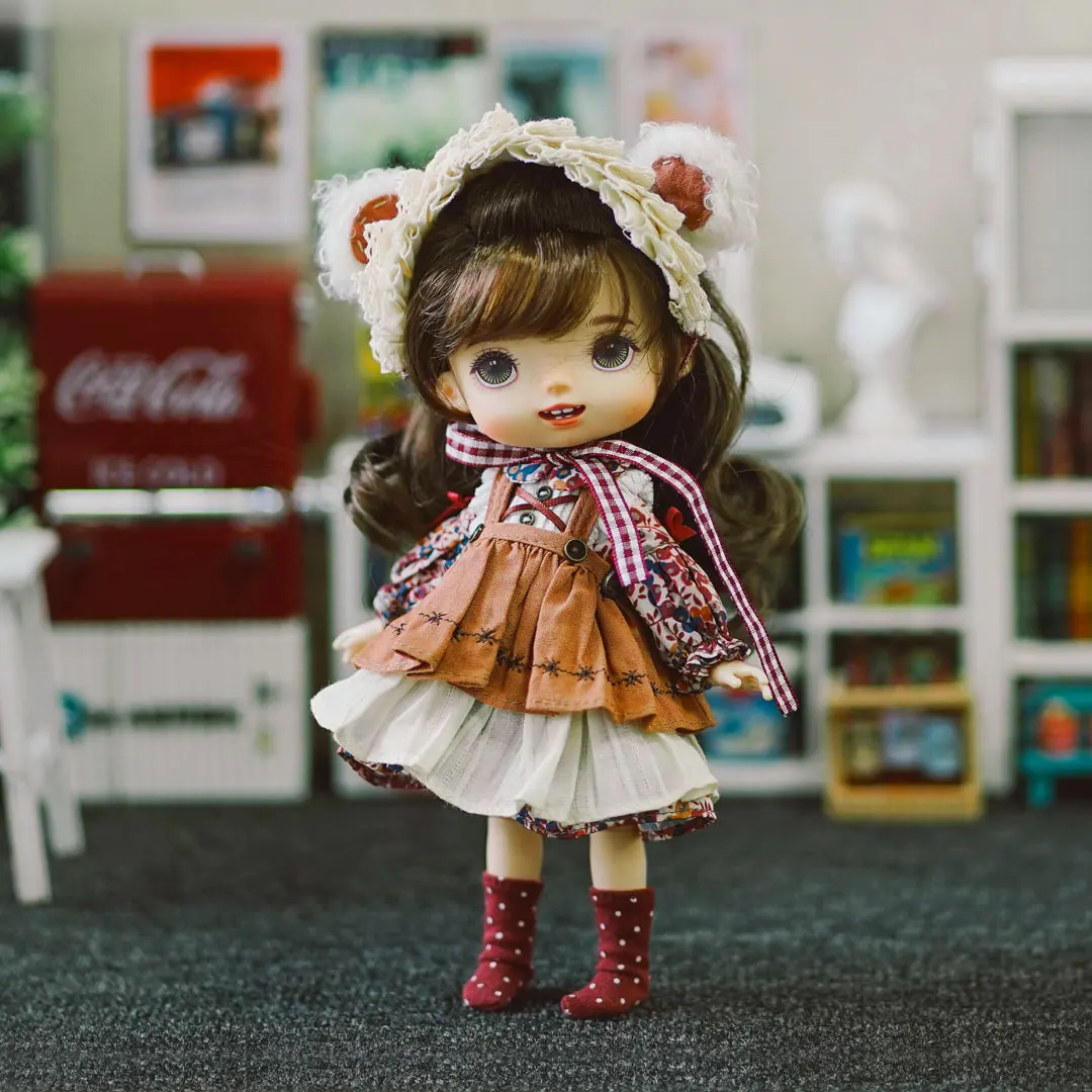 Кукла Резиновая Xiaomi BJD Monst Savage Baby шарнирная кукла на все тело подвижная высота 20