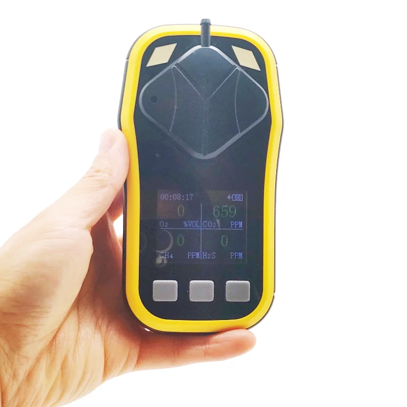 CE ручное мгновенное считывание O2 CH2O CO C2H3CL CO2 VOC C2H4O горючий детектор утечки газа
