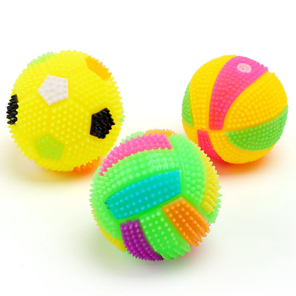 

Bouncy Ball Football Shape Dog Toy Cat Chew Pet Funny Pets Chewing Toys Puppies