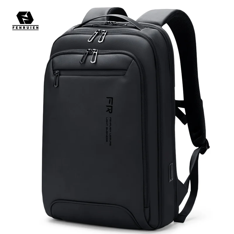 

Fenruien Slim 15.6 Inch Laptop Backpack Multifunction Casual Business Men's Backpack USB Charge Fashion School Backpacks Unisex