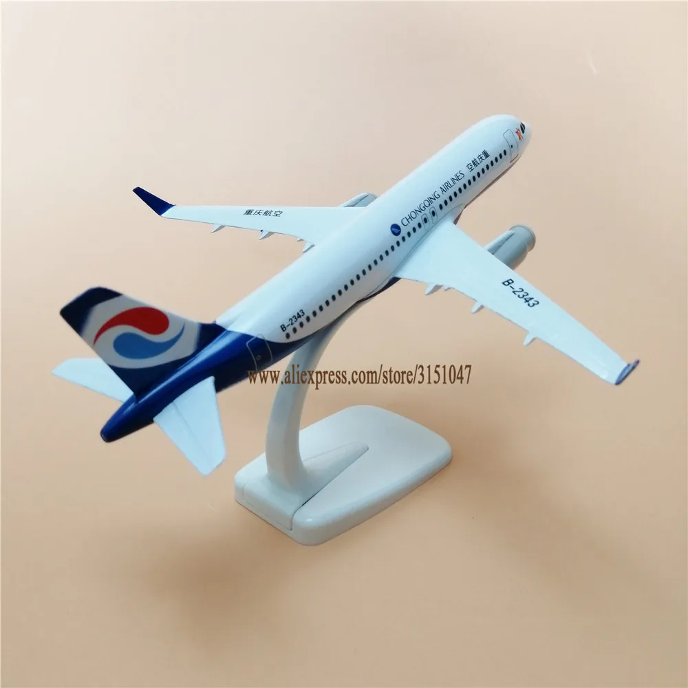 Новинка модель самолета 20 см авиакомпании China Airlines ChongQing A320 аэробус 320 из