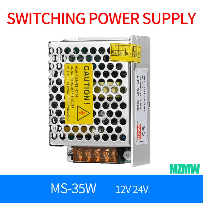 

35W Switching Power Supply 220V AC to DC 5V 7A 12V 2.9A 24V 1.5A Mini Ultrathin Single Output Led Transformer MS-35-5 MS-35-12