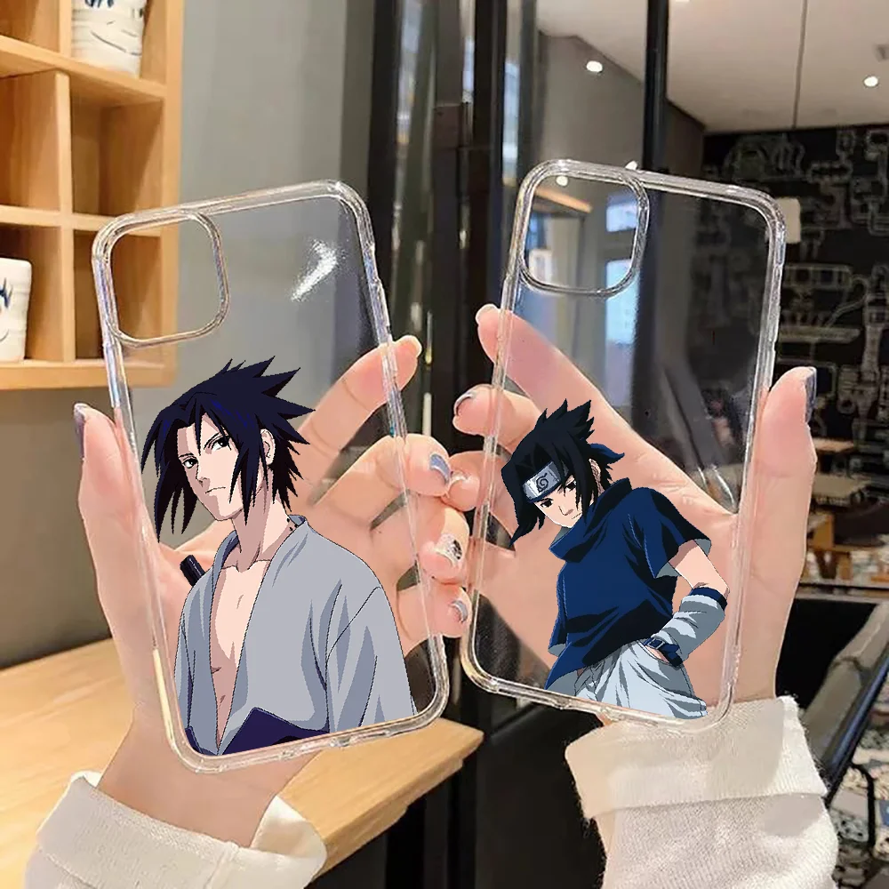 

Прозрачный чехол для телефона Uchiha Sasuke с аниме Наруто для Xiaomi Redmi Note 7 7A 8 8T 9 9A 9S 10 K30 Pro, ультрапрозрачный 3D чехол