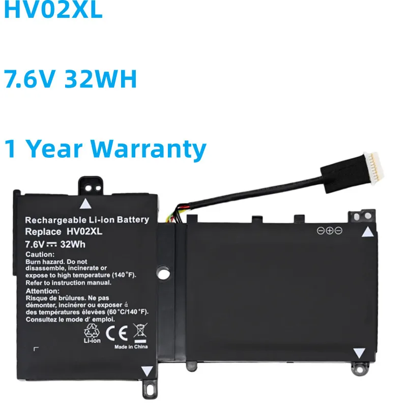 

NEW Battery 7.6V 32Wh HV02XL Laptop For HP Pavilion X360 11-K000 K047TU TPN-W112 Q164 HSTNN-LB6P 796219-421 796355-005