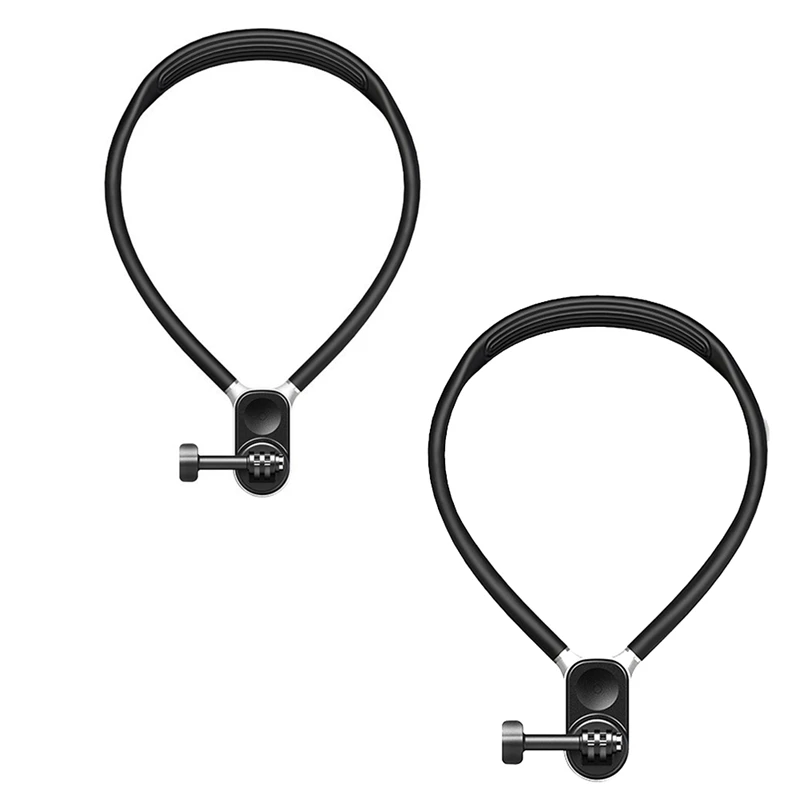 

Силиконовое крепление на шею для Gopro Hero 11 10 9 8 Insta360 DJI Osmo Action эргономичное крепление кронштейн размер L Прочный