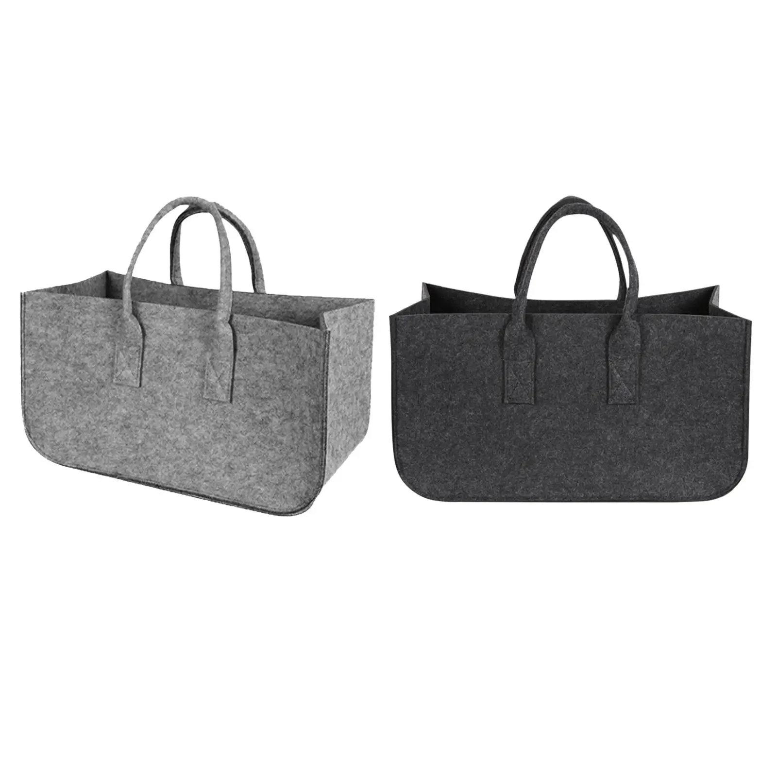 

Felt Tote Bags, Newspaper Stalls Basket Felt Basket Shopping Bags for Picnics Barbecue Outdoor