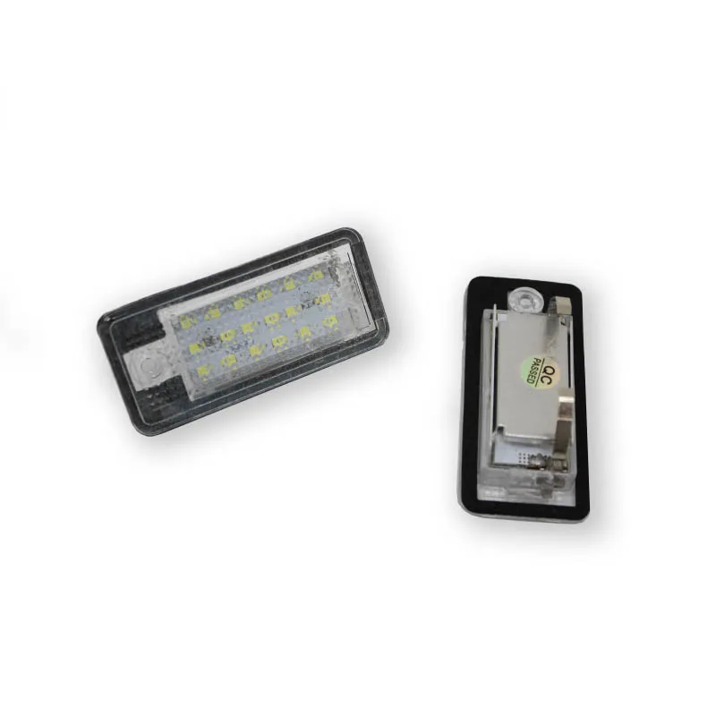 2 Шт. Светодиодные Фонари Номерного Знака Audi Без Ошибок Canbus Для A3 A4 S4 RS4 B6 B7 A6 RS6 S6 C6 S5