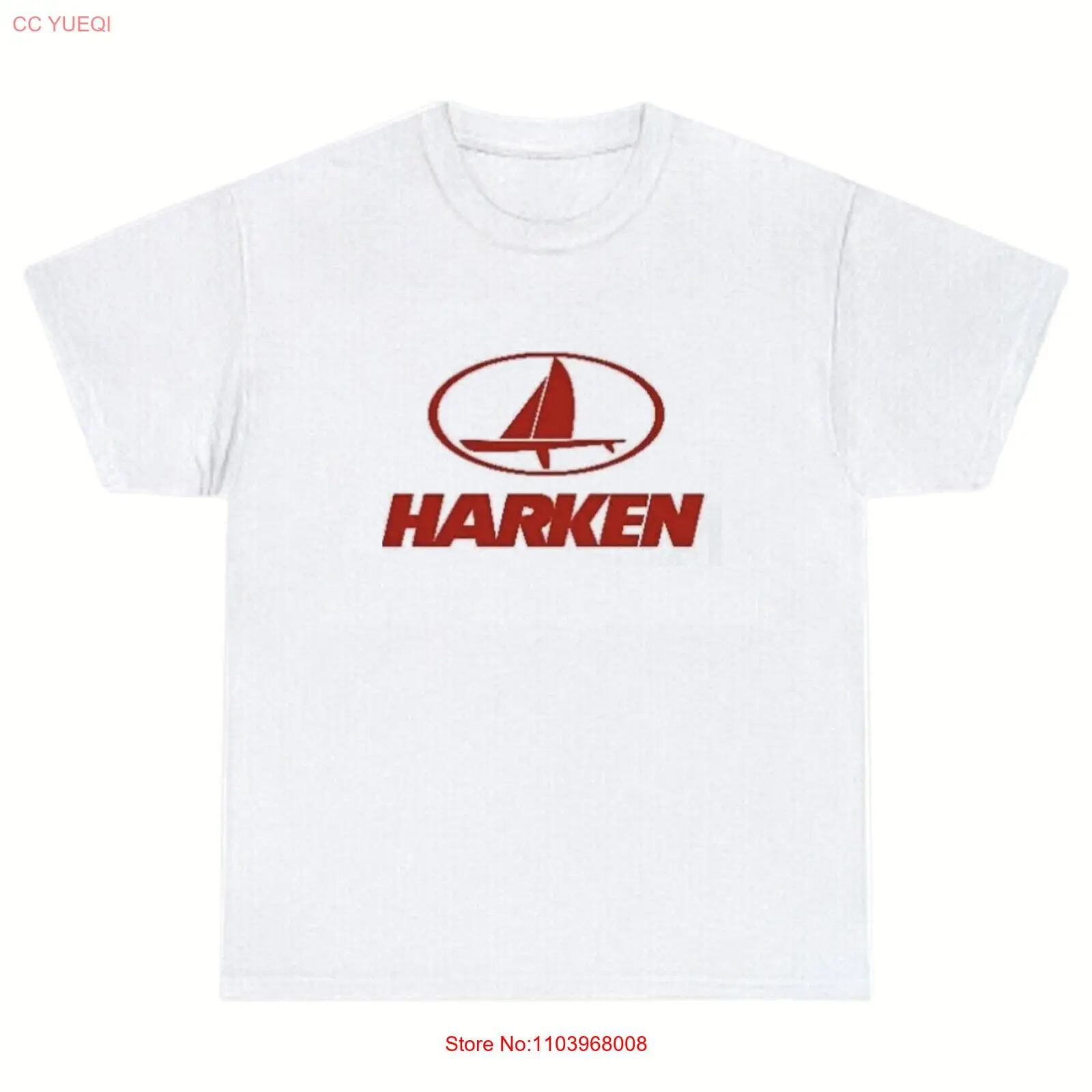 Новинка Мужская футболка Harken Sail размер S-5XL USA