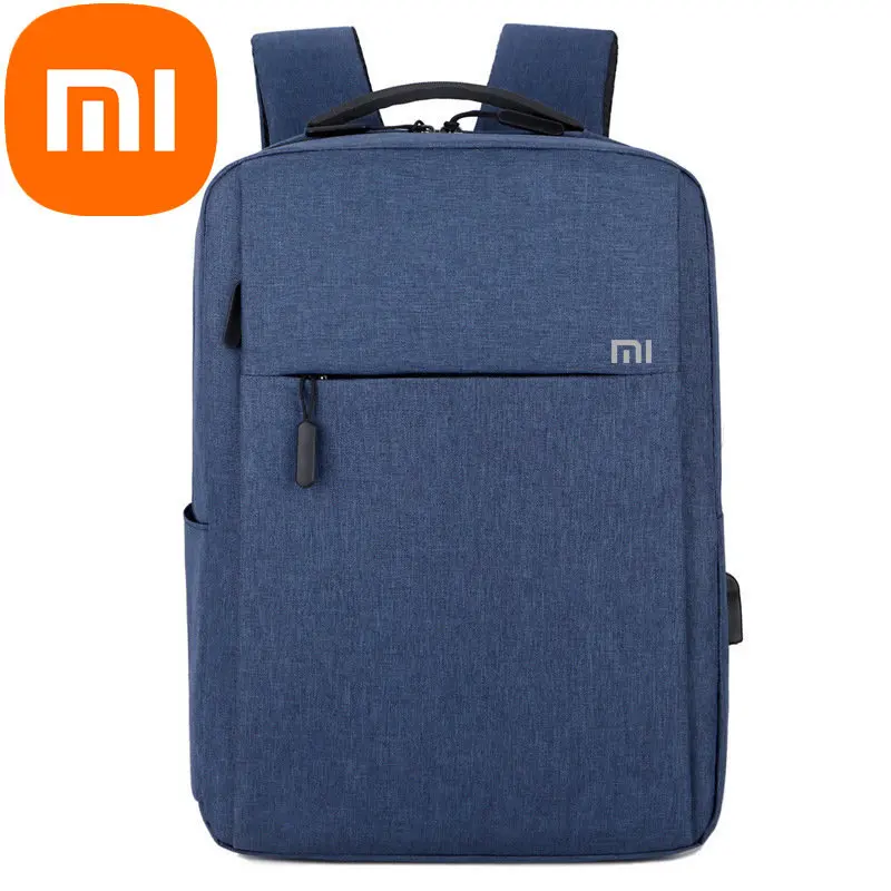 

Рюкзак Xiaomi для мужчин и женщин, деловая многофункциональная сумка для компьютера, простой дорожный школьный ранец с USB-разъемом
