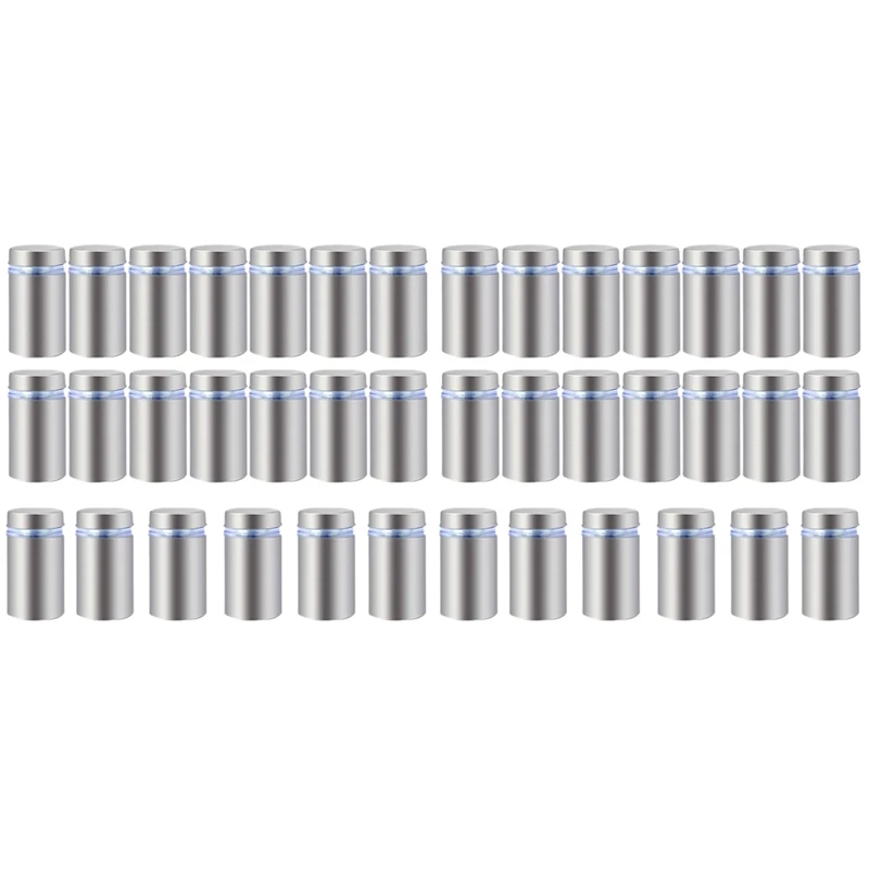 

40PCS Stainless Steel Advertising Screw Glass Standoff Fixings Bolts Holder Screw Hardware Mounts Screws (16 X 30Mm )