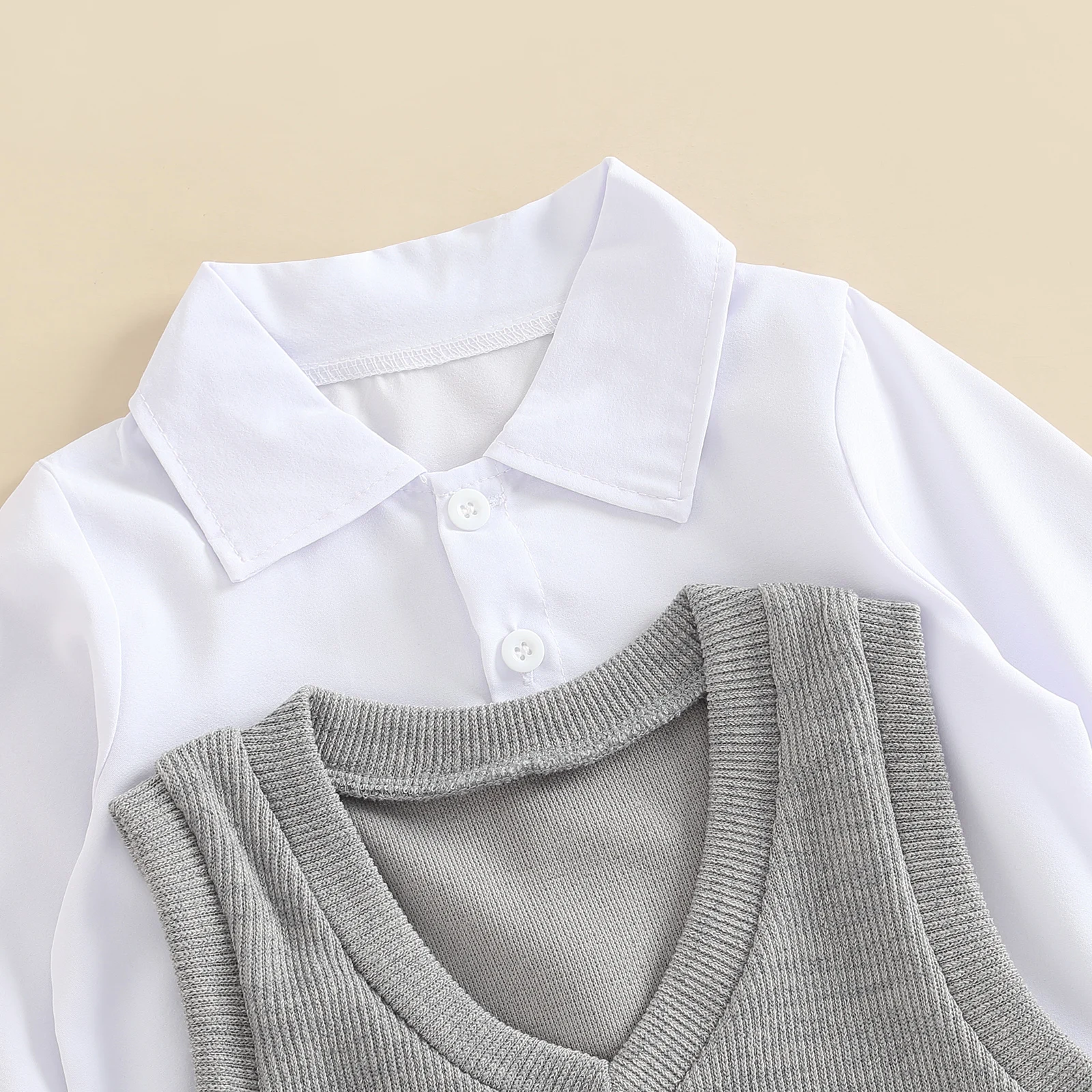 Осенний комплект одежды для маленьких девочек от Citgeett белая рубашка на пуговицах