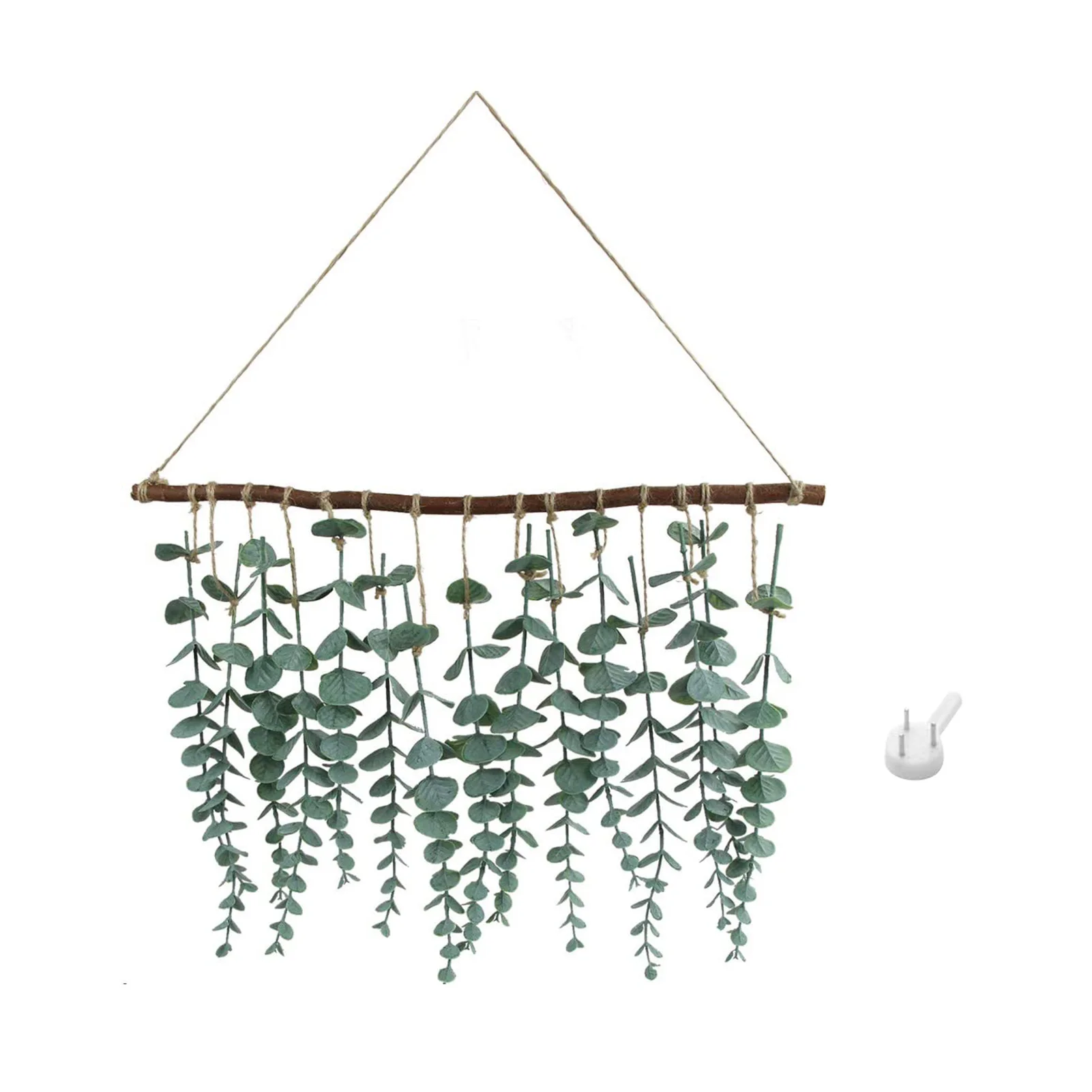 

Artificial Eucalyptus Leaves Party Living Room Wall Hanging Home Decor Vine Backdrop Flower Arrangements Wedding Art With Branch