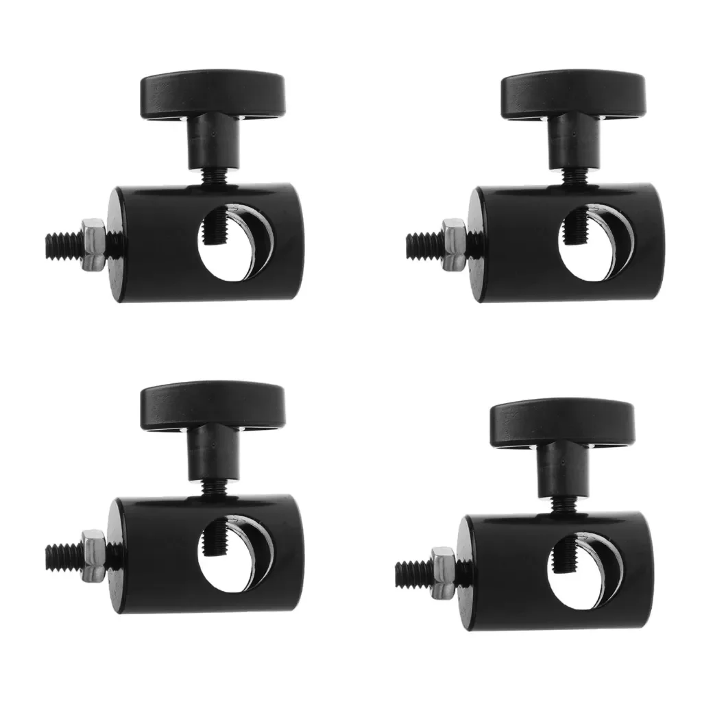 

4 Pack Rapid Adapter Convert 5/8 Inch Stud To 17MM Long 1/4 Inch Thread Multi Functional Mount Bracket Adapter Photo Studio